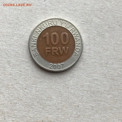 Руанда 100 франков БИМ, до 27.04 - SILyDgT_CiU