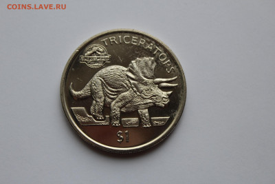 Эритрея 1 доллар 1997 Трицератопс до 08.05.2020 - IMG_0537.JPG