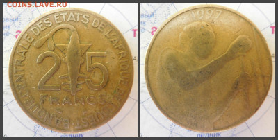 Западная Африка (BCEAO) 25 франков, 1997 - 28