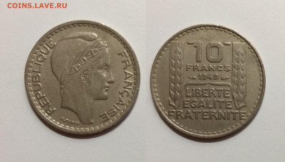 Франция 10 франков 1949 года - 19.05 22:00мск - IMG_20200511_191411