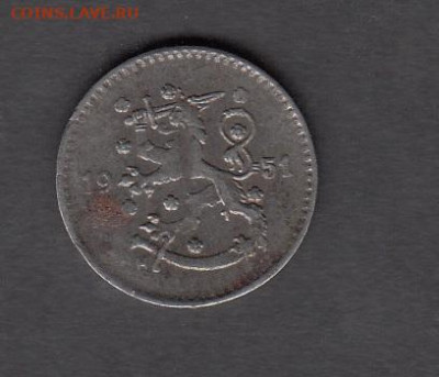 Финляндия 1951 1 марка до 23 05 - 197а