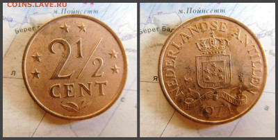 Нидерландские Антильские острова 2½ цента, 1974 - 15