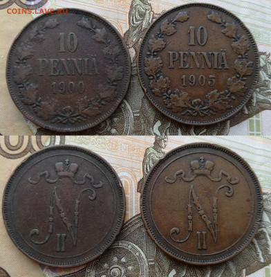 10 пенни с 1897 по 1915 по фиксу - 1900,05