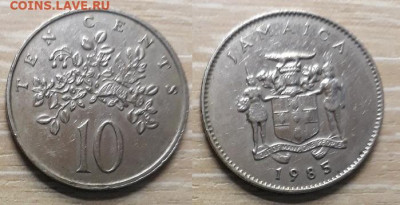 С рубля Ямайка 10 центов 1985 - 20200415_210811