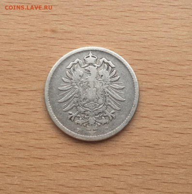 Германская империя Германия 1 марка 1875 Серебро двор F - germanskaja_imperija_germanija_1_marka_1875_serebro_dvor_f (3)