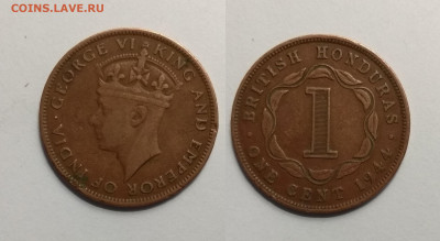 Британский Гондурас 1 цент 1944 г Георг VI  - 8.06 22:00мск - IMG_20200529_105415