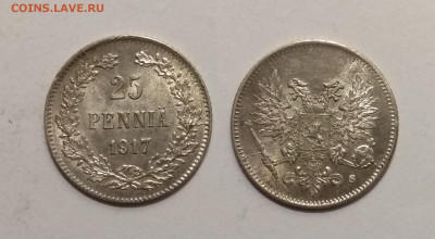 Финляндия 25 пени 1917 года без короны - 16.06 22:00мск - IMG_20200611_090030