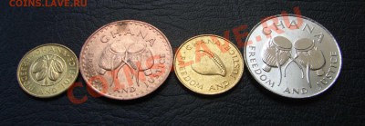 Наборы иностранных монет, ходячка, в основном унц - гана 2
