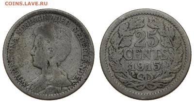 Нидерланды. 25 центов 1915 г. До 04.07.20. - DSH_8129.JPG