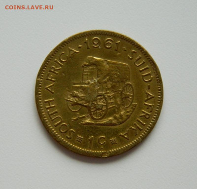 Южная Африка 1 цент 1961 г. (Крупная!) до 21.07.20 - DSCN9909.JPG