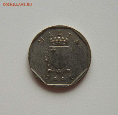 Мальта 5 центов 1991 г. (Фауна) до 22.07.20 - DSCN0077.JPG