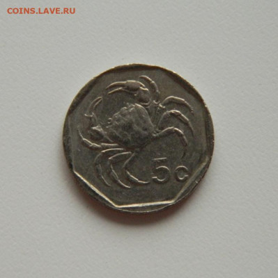 Мальта 5 центов 1991 г. (Фауна) до 22.07.20 - DSCN0078.JPG