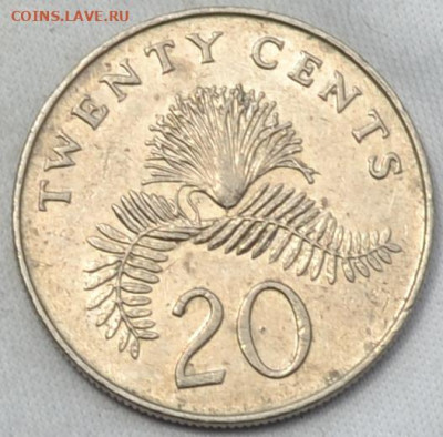 Сингапур 20 центов 1986 . 21. 07. 2020 в 22 - 00. - DSC_0921.JPG