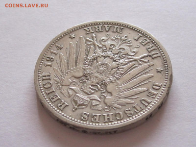 3 марки 1914 Вильгельм II мундир Пруссия 31.07 22:15 - IMG_6189.JPG