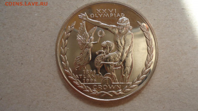 МЭН 1 КРОНА 1996  ОЛИМПИЙСКИЕ ИГРЫ В АТЛАНТЕ ВЕЛОСПОРТ UNC - DSC09536.JPG