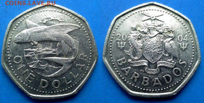 Барбадос - 1 доллар 2004 года (Фауна) до 24.08 - Барбадос 1 доллар, 2004