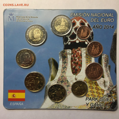 Испания 2014  Годовой набор 9 монет 5,88 Евро - image-27-07-20-04-54-10