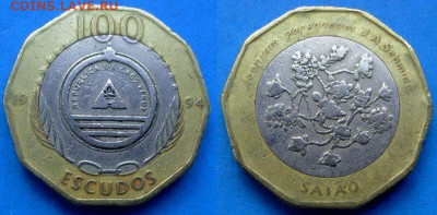 Кабо-Верде - 100 эскудо 1994 года (БИМ) до 5.09 - Кабо-Верде 100 эскудо, 1994