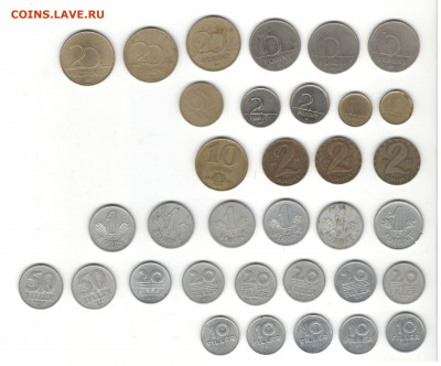 Монеты Венгрии регулярного чекана по фиксу. - Венгрия 2