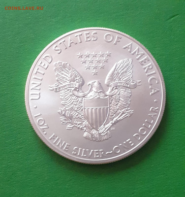 Доллар США 1 унция чистого серебра - 1