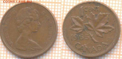 Канада 1 цент 1965 г., до 14.09.2020 г. 22.00 по Москве - Канада 1 цент 1965 1640