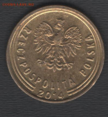 Польша 1 грош 2014 до 11.09.2020 21.00 мск - Польша 1грош14 а