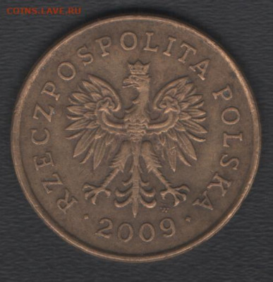 Польша 5 грошей 2009 до 11.09.2020 21.00 мск - Польша 5грошей09 а