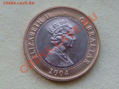 -v- Гибралтар 2 фунта 2004г. бимет. UNC за 250руб. - DSC04396.JPG