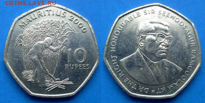 Маврикий - 10 рупий 2000 года до 18.09 - Маврикий 10 рупий, 2000