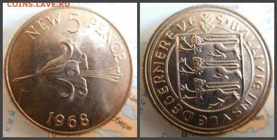 Гернси 5 новых пенсов, 1968 - 11