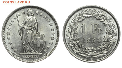 Швейцария. 1 франк 1964 г. До 03.10.20. - DSH_8493.JPG