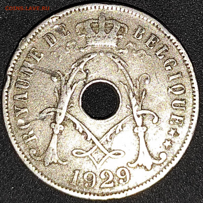 Бельгия 25 сантимов 1929 - IMG_20200930_102841