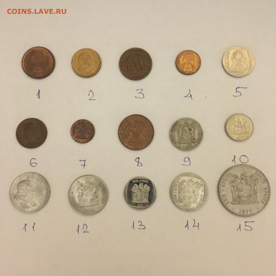 ЮАР 15 монет, всё по 30 - image-28-09-20-07-09