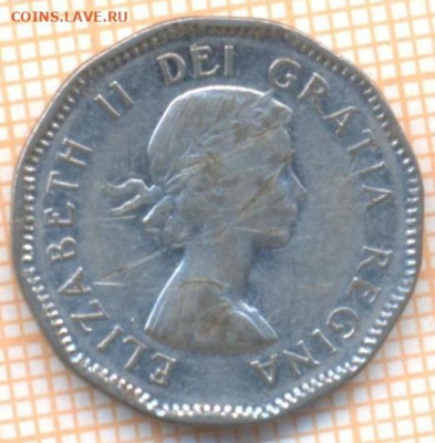 Канада 5 центов 1953 г., до 12.10.2020 г. 22.00 по Москве - Канада 5 центов 1953 1892