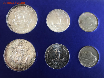 США Набор монет 1964 года UNC до 21.30 МСК 10.10.20 - 80EF886D-AE2F-4EEA-AB7E-F6AD28909A26