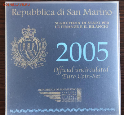 Сан-Марино, набор монет 2005 года UNC до 21.30 МСК 10.10.20 - 58E6EAFB-ADD6-40AD-BC89-E63757A72CA8