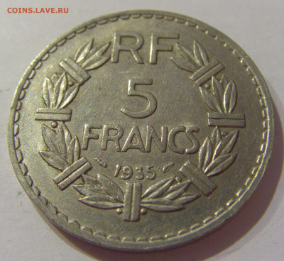 5 франков 1935 Франция №2 15.10.2020 22:00 МСК - CIMG8661.JPG
