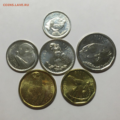 Фиджи 2012г Годовой набор 6 монет - image-04-10-20-07-13
