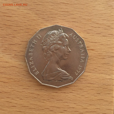 Австралия 50 центов 1977 25 лет правлению Королевы Елизаветы - IMG_6424.JPG