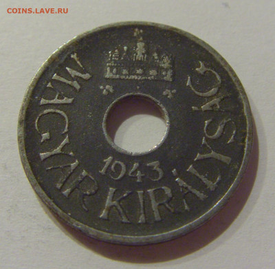 20 филлеров 1943 Венгрия №1 21.10.2020 22:00 МСК - CIMG9336.JPG