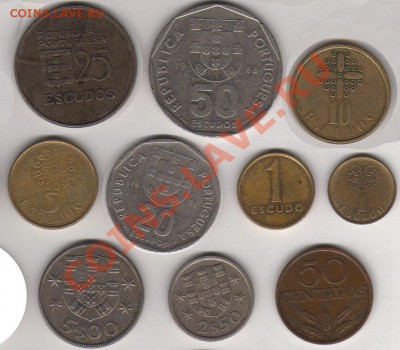 монеты Португалии - Португалия а
