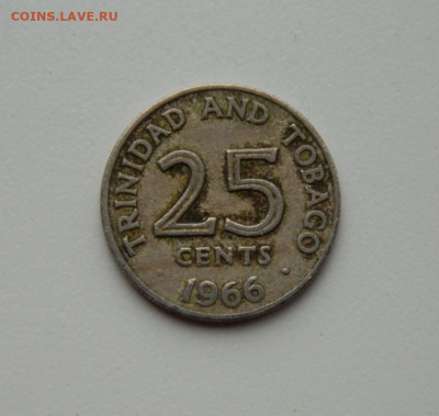Тринидад и Тобаго 25 центов 1966 г. до 29.10.20 - DSCN2499.JPG