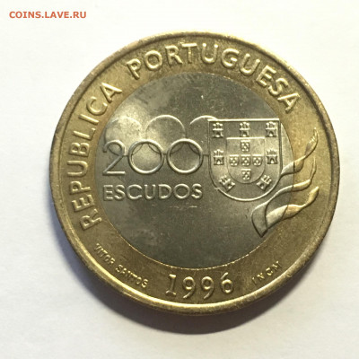 Португалия 1996г 200 эскудо "Олимпиада Атланта 96" - image-24-10-20-04-28
