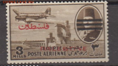 Палестина 1948 авиапочта 1м** надпечатка до 11 11 - 359