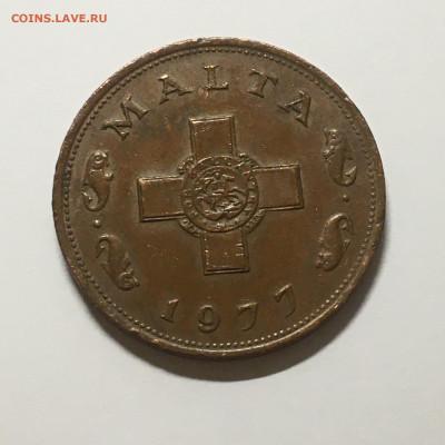 Мальта 1977г 1 цент - image-25-10-20-06-10-4
