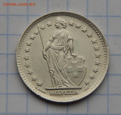 Швейцария 1 франк, 1946 года - DSCN8405.JPG