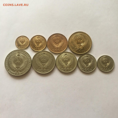 1991 год Годовой набор М, 9 монет - image-20-09-20-11-11