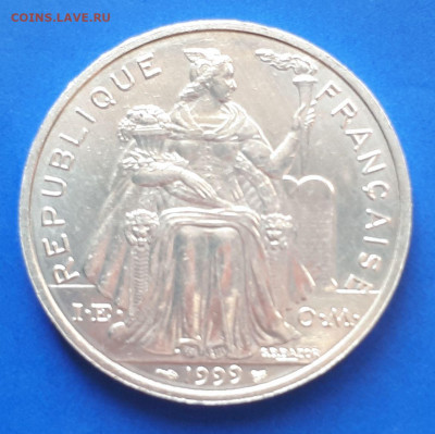 Новая Каледония 5 франков 1999 - 8