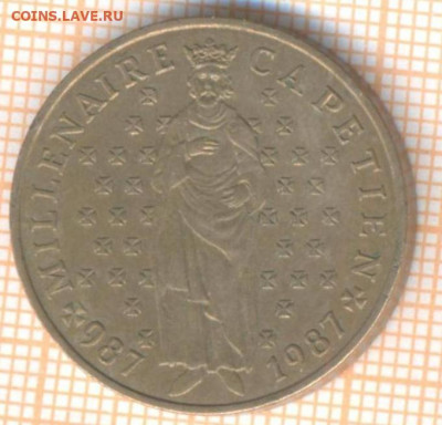 Франция 10 франков 1987 г., до 24.11.2020 г. 22.00 по Москве - Франция 10 франков 1987 2368