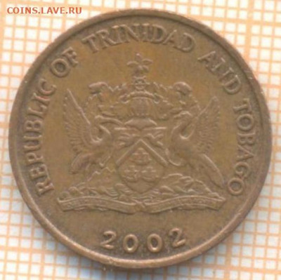 Тринидад и Тобаго 5 центов 2002 г., до 24.11.2020 г. 22.00 - Тринидад 5 центов 2002 2370